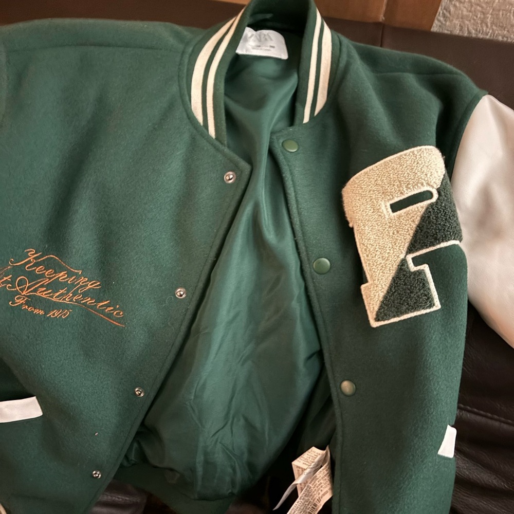 Zara kids varsity jacket size 10